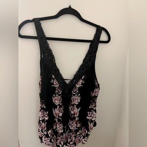 Free People Floral Blouse